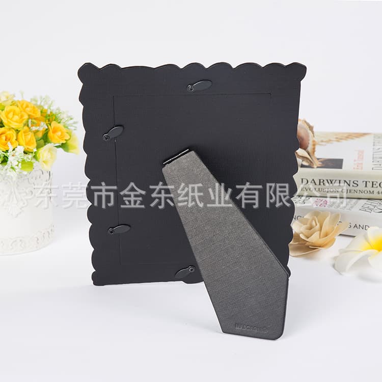 Frame Backplate Custom-Shaped Window Backplates, Black Paper Stands