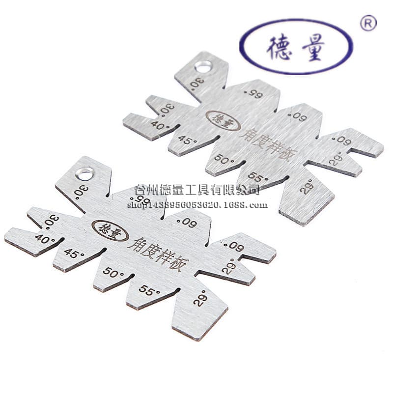 Wire-cut Stainless Iron Carbon Steel Surface Chrome-Plated Tool Setting Template Angle Template Angle Measurement Tool Arc Template