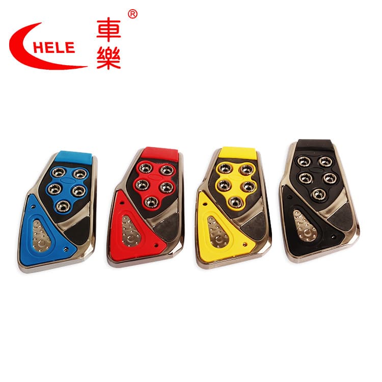 Wholesale car interior accessories, universal car pedals for modification, anti-slip, no-drill accelerator, clutch, and brake pedals