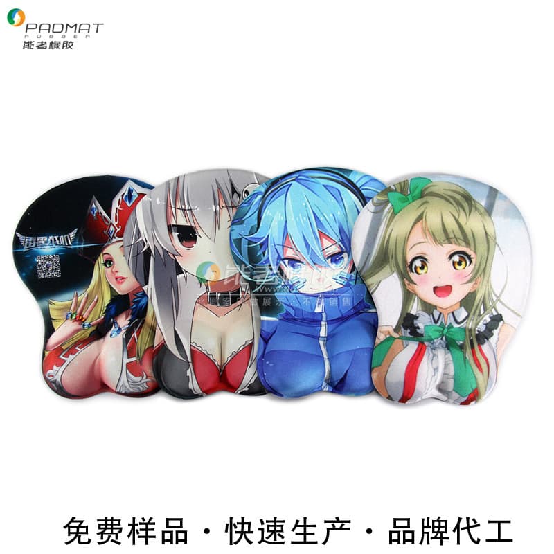 3D Anime Wrist Rest Mouse Pad Custom Otaku Peripheral Game Desktop Scene