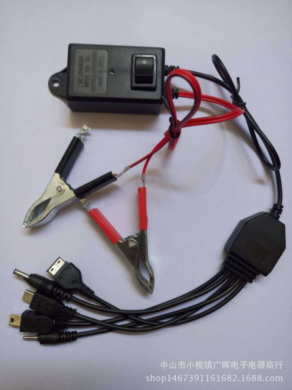 Clip Battery Phone Charger 1USB Multi-Function Charger Battery Clip Multi-Function Charger