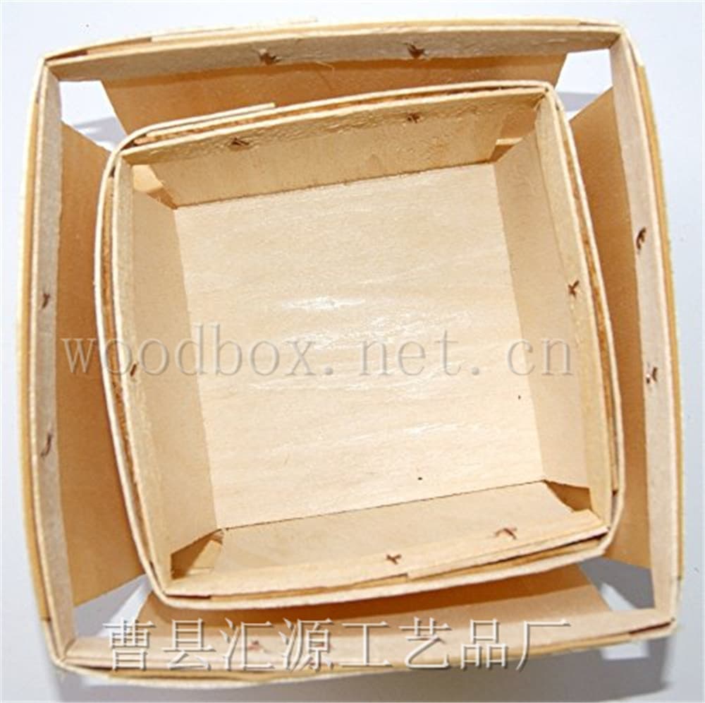 Small wooden baskets/crates from Europe, America, Japan, and Korea; mini wooden boxes for fruits like grapes, tomatoes, cherries, and strawberries.