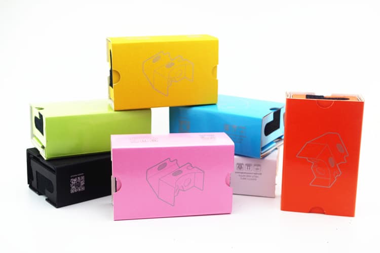 vr glasses google paper box 2 generation vr paper box vrbox 3D virtual reality glasses source manufacturer