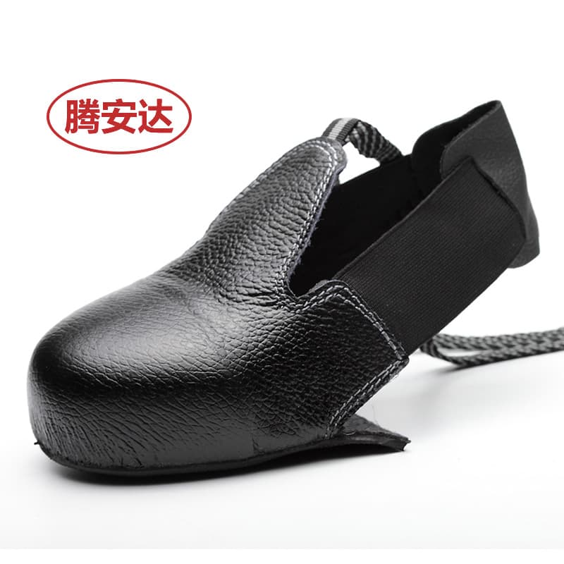 Steel Toe Safety Boot Covers Visitor Shoe Covers Anti Crush Cowhide Material for Work And Visit Protection Head Guard