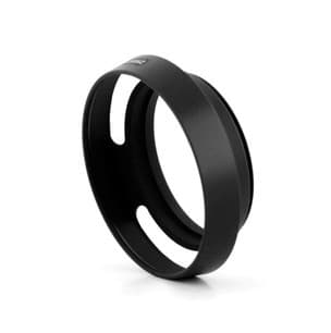 43mm Black Metal Ventilated Lens Hood, Aluminum Sunshade, Universal Screw-in Hood