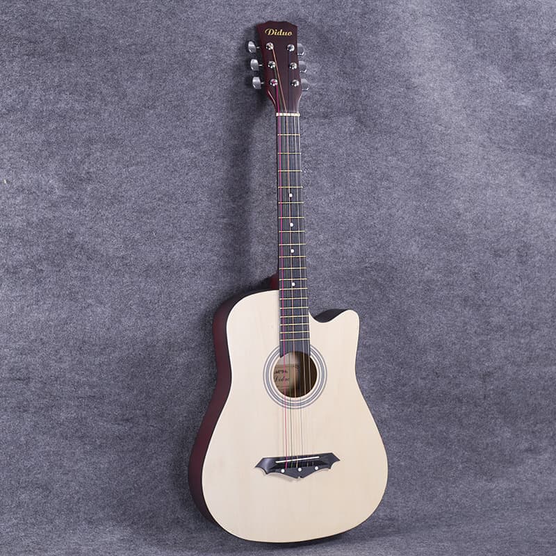 Wholesale 38-inch Acoustic Guitar, Large Stock, Folk Guitar for Beginners, Practice Guitar, Popular Guitar