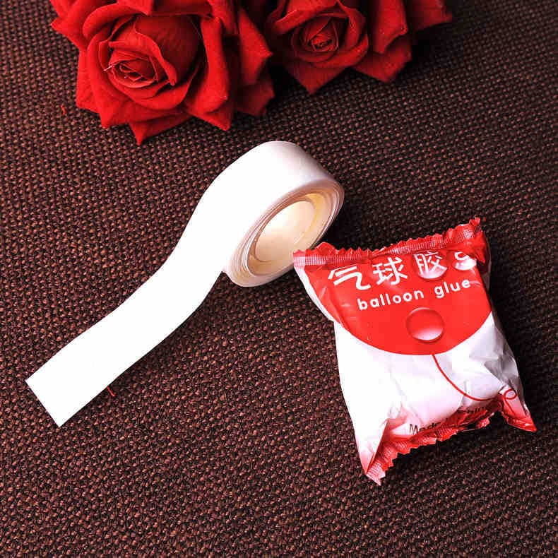 Wedding room wedding decoration balloon seamless glue festive dot sticker double-sided round glue nose glue balloon glue pellets 100