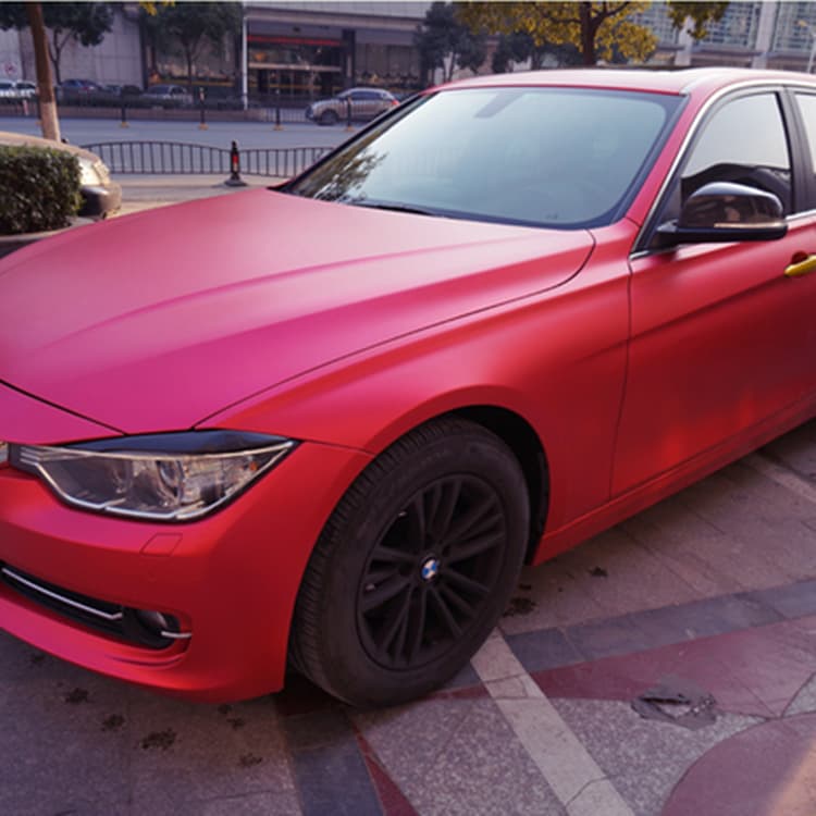 Car Ice Film Color Change Wrap, Matte Electroplated Ice Film, Custom Wrap Film, Roof Film, Car Interior Wrap Film