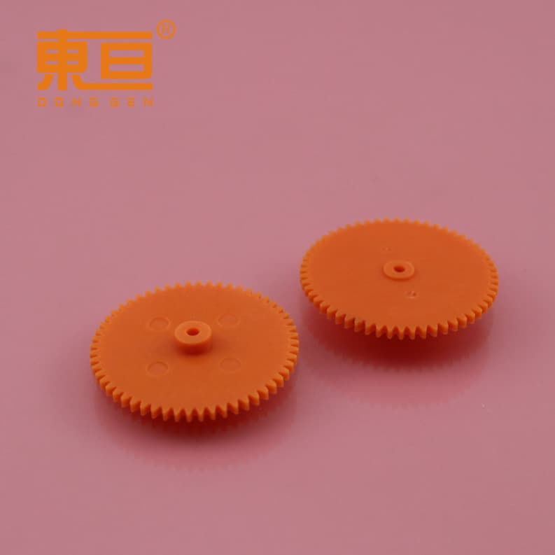 562A Soft Orange Red Gear Plate, Soft Rubber Gear Plate, Single Layer Gear, Easy Install Gear, Outer Diameter 29mm