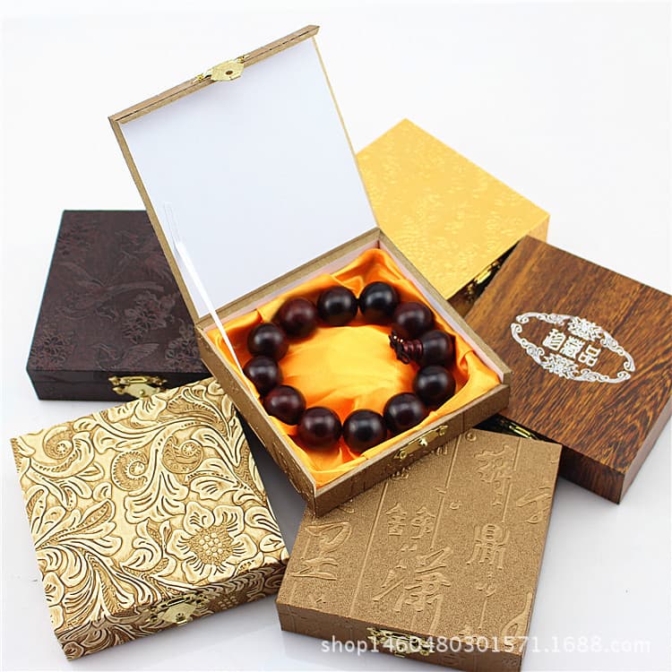 Wooden toy bracelet box wholesale bracelet beads display box jewelry gift packaging box