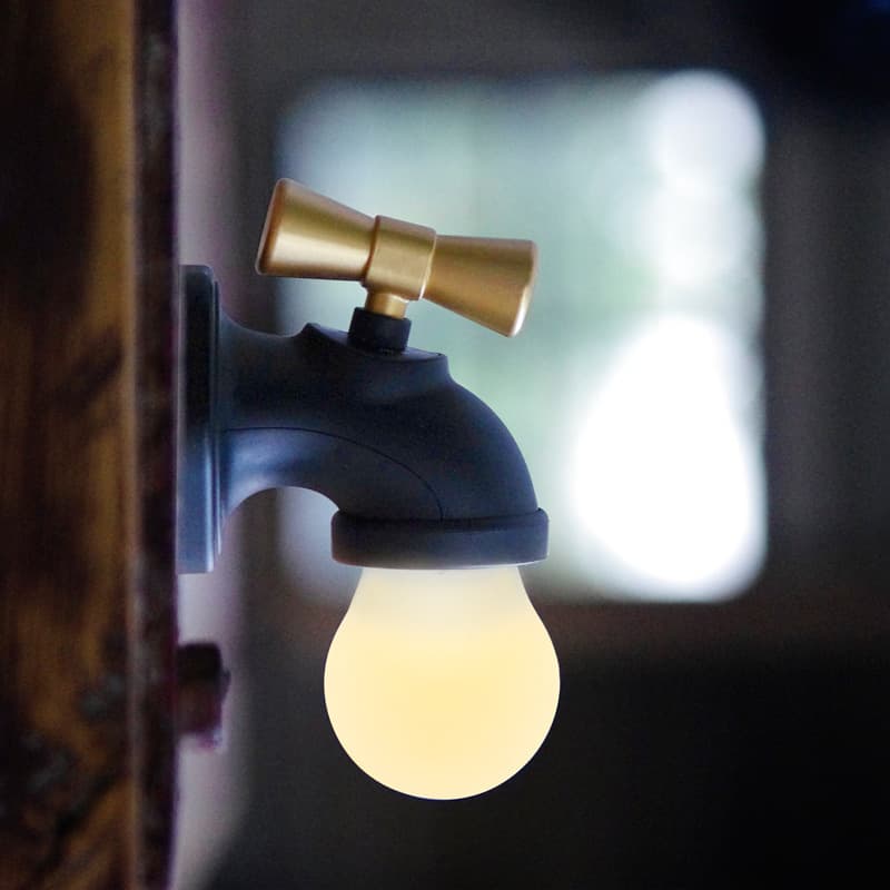 Tap Light Creative Retro Smart Sound and Light Activated Induction Night Light USB Rechargeable LED Light