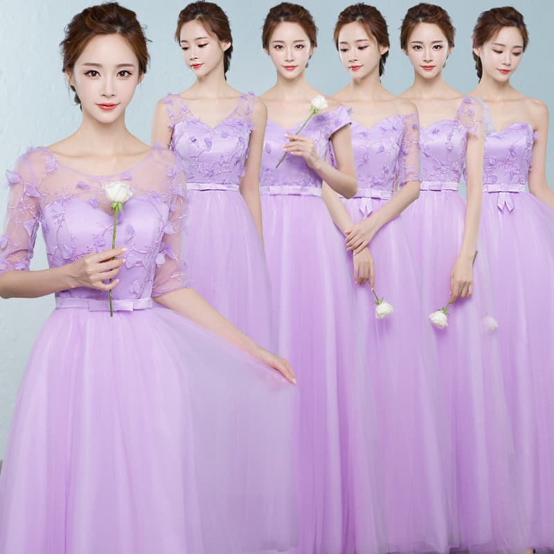 Bridesmaid Dress 2026 Spring/Summer New Korean Style Slim Fit Bridesmaid Gown Sister Dress Banquet Evening Gown Long