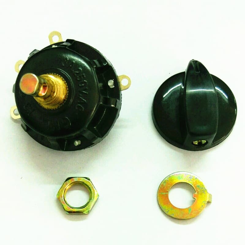 Electric Fan Switch, Industrial Fan Speed Switch, Three-Speed Switch, Three-Gear Speed Control Switch, Rotary Switch