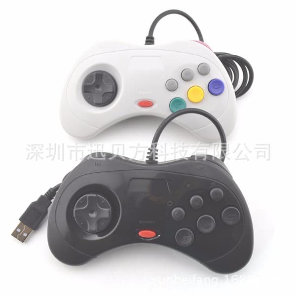 Sega Saturn USB Controller Sega Saturn Style USB PC Gamepad Sega Saturn USB Controller