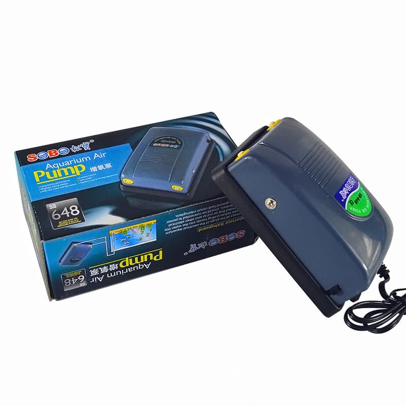 Dual-Outlet Air Pump SB-648 Oxygen Pump for Fish Tank Aeration and Oxygenation
