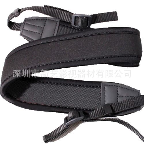 Wholesale Xinyi Blank Non-slip Elastic Shock Absorption Shoulder Strap Digital Camera Strap Black
