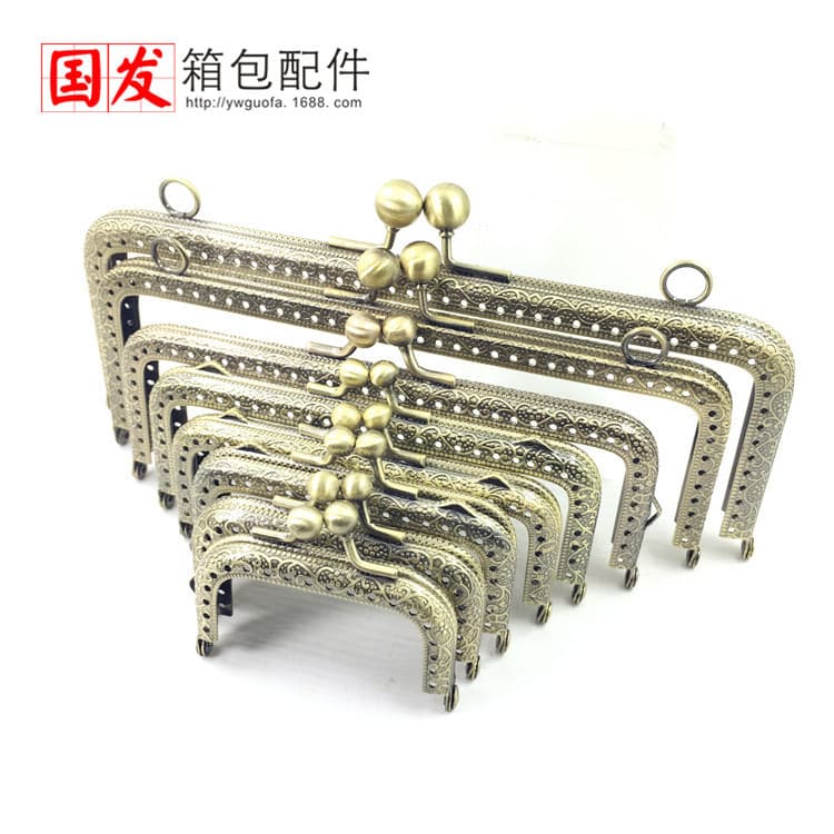 8.5, 10.5, 12.5, 15, 18, 20CM square embossed clasp frames [Pukeng] Commonly used DIY clasp frames