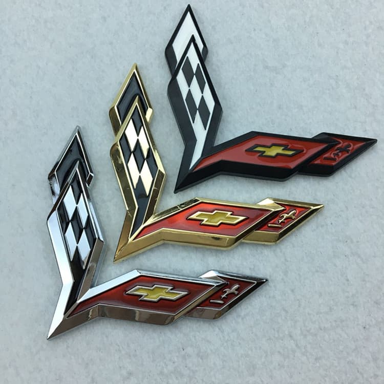 Chevrolet Emblem Decal for Cruze Modification Metal Emblem Corvette Personalized Sticker