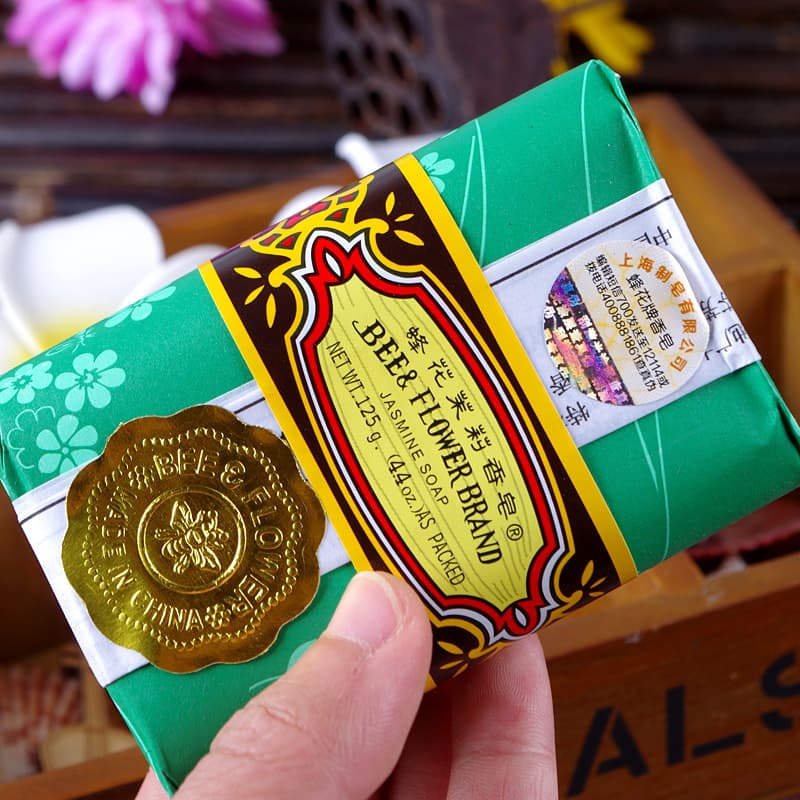 Free shipping for the whole box Jasmine soap 125g bath soap facial soap hand soap