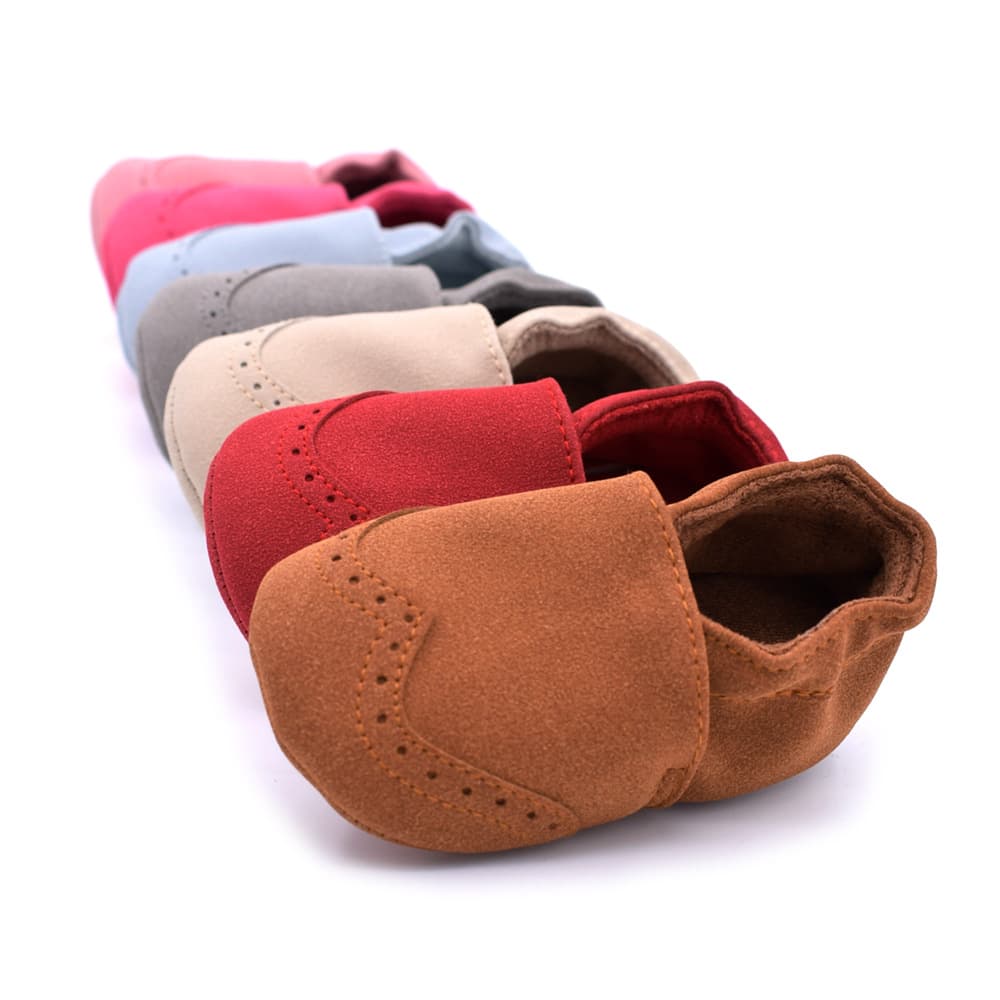 Spring Autumn New Frosted Leather Baby Shoes 0-1 Years Soft Sole Learning To Walk Shoes 7 Colors Baby B605