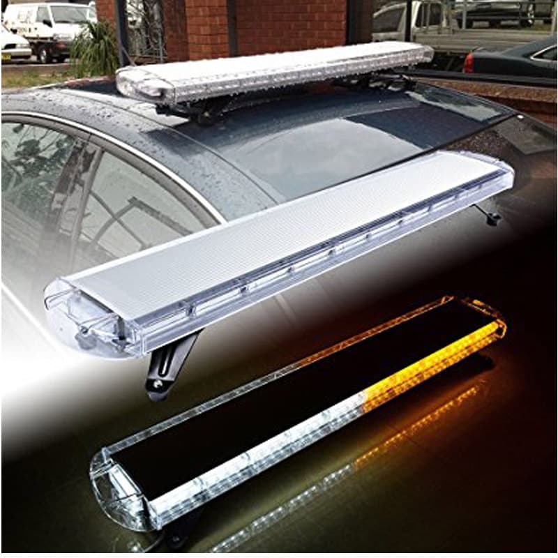 88LED Long Warning Light Bar 120cm 88LED Roof Top Strobe Warning Light Flashing Light