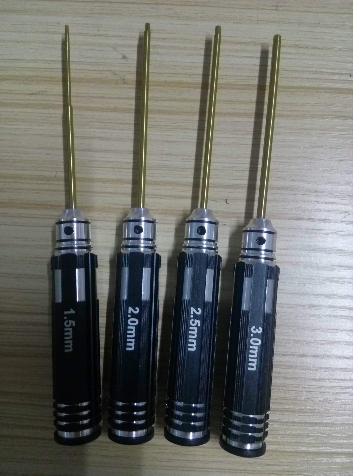 Model airplane tools, model tools, hex screwdriver, high-speed steel titanium-plated screwdriver