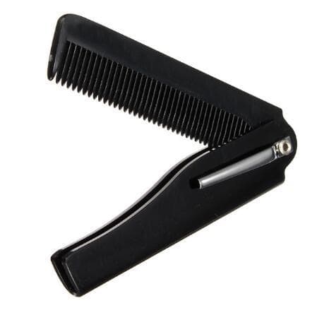 Folding knife-style horn combs, commercial travel plastic small combs for men