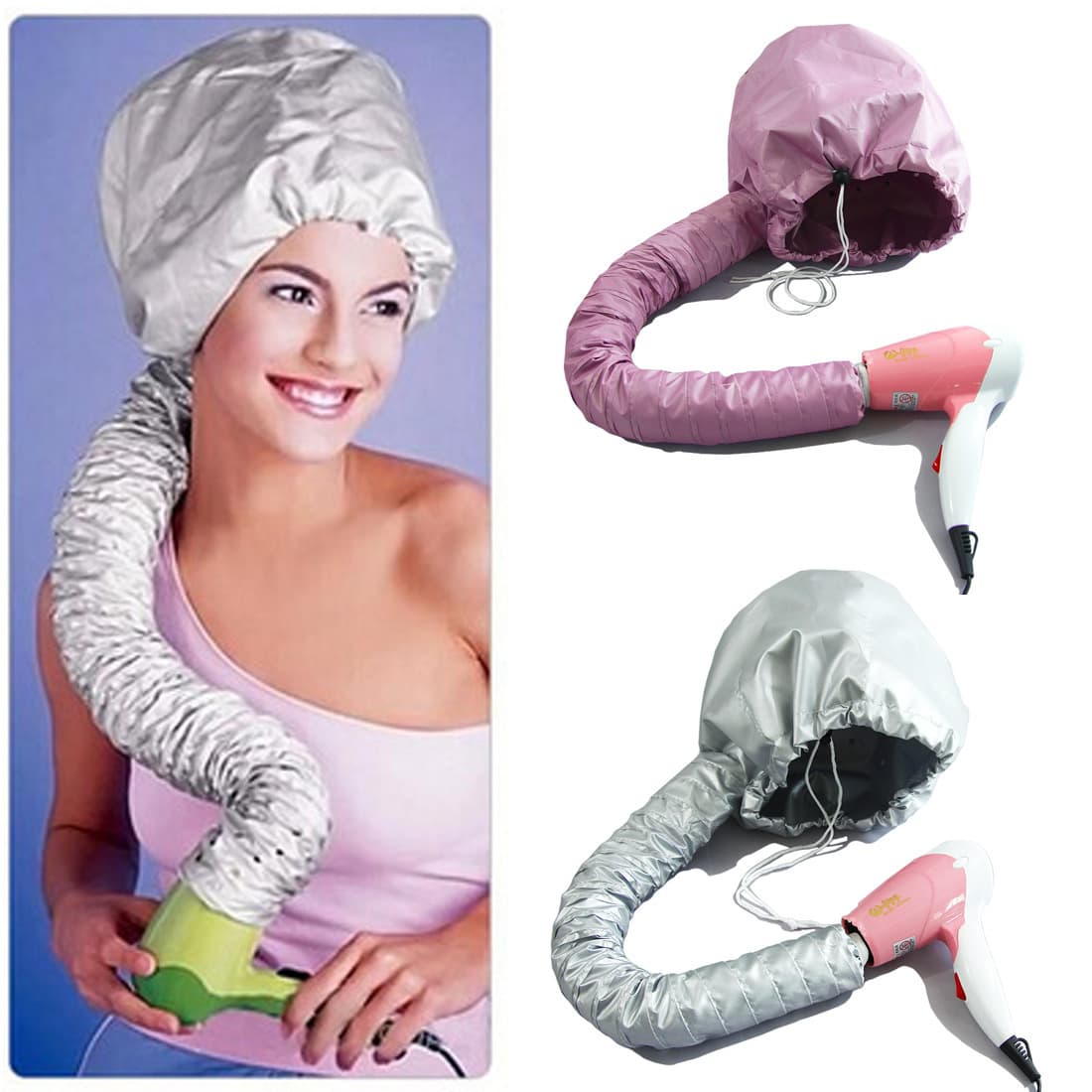 Heating Cap for Hair Care, Hair Drying, Dyeing, Styling, Warm Air Drying, Conditioning Cap