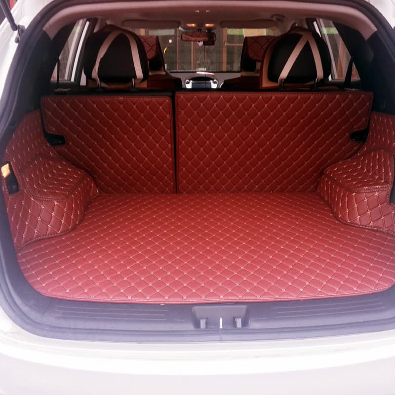 Car Trunk Mat Full Coverage Car Boot Liner Leather Trunk Pad Cross-Border Drop Shipping