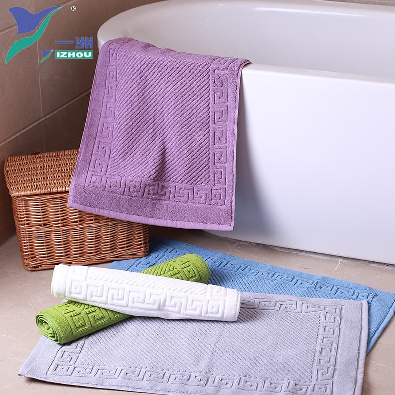Bathroom All-cotton Bath Towel Hotel Pure Cotton Mat Absorbent Machine Washable Non-shedding Bathroom Towel