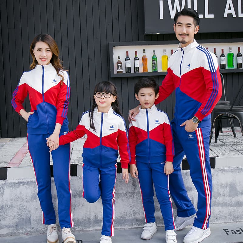 New Spring and Autumn Suits Kindergarten Uniforms, Student Class Uniforms, School Uniforms, Children's Sports Suits, Parent-Child Wear, Recruitment to Join