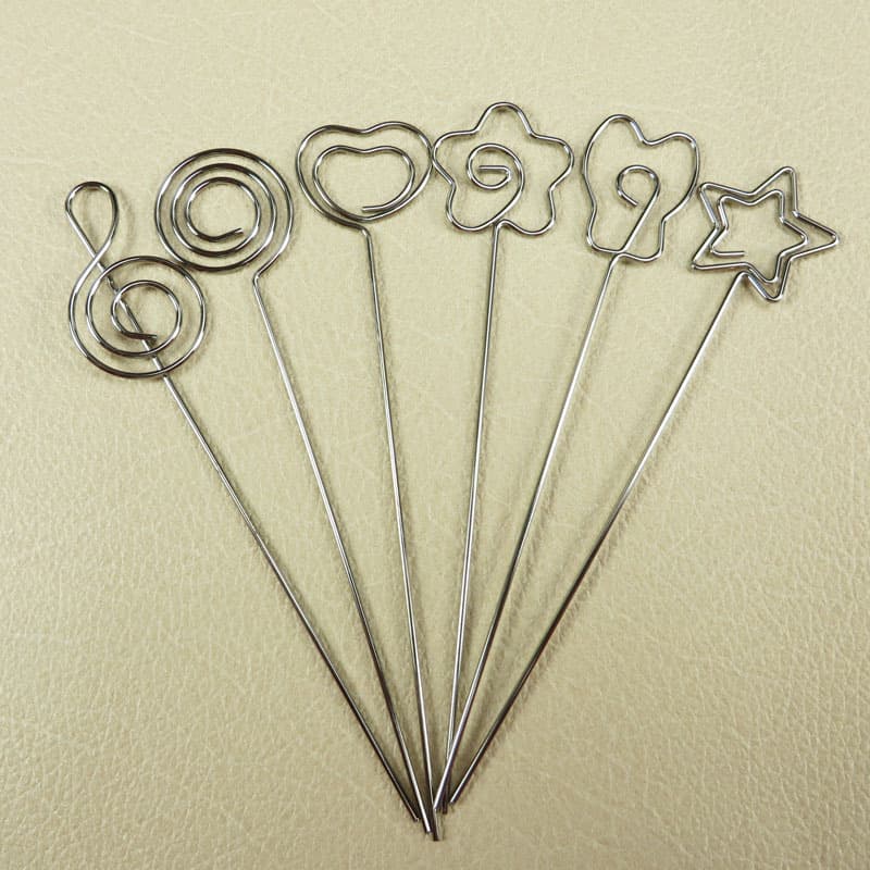 【Factory Direct】DIY handmade clay cartoon note clip wire insert, colored clay soft clay craft accessories