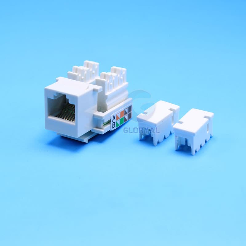 Cat5e Keystone Jack RJ45 Unshielded Information Computer Network Module