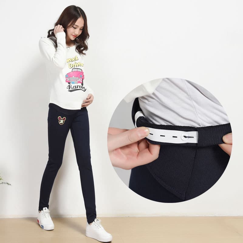 New Maternity Pants Spring Summer Thin Skinny Pants Support Belly Plus Size Good Quality Fashion Maternity Wear