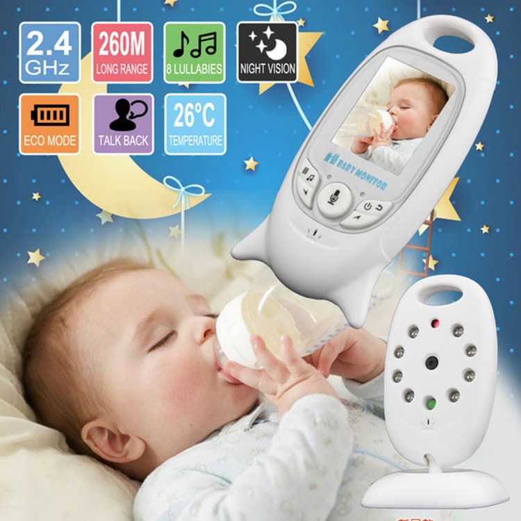 VB601 2.4G Wireless Baby Monitor with Two-Way Audio and Night Vision