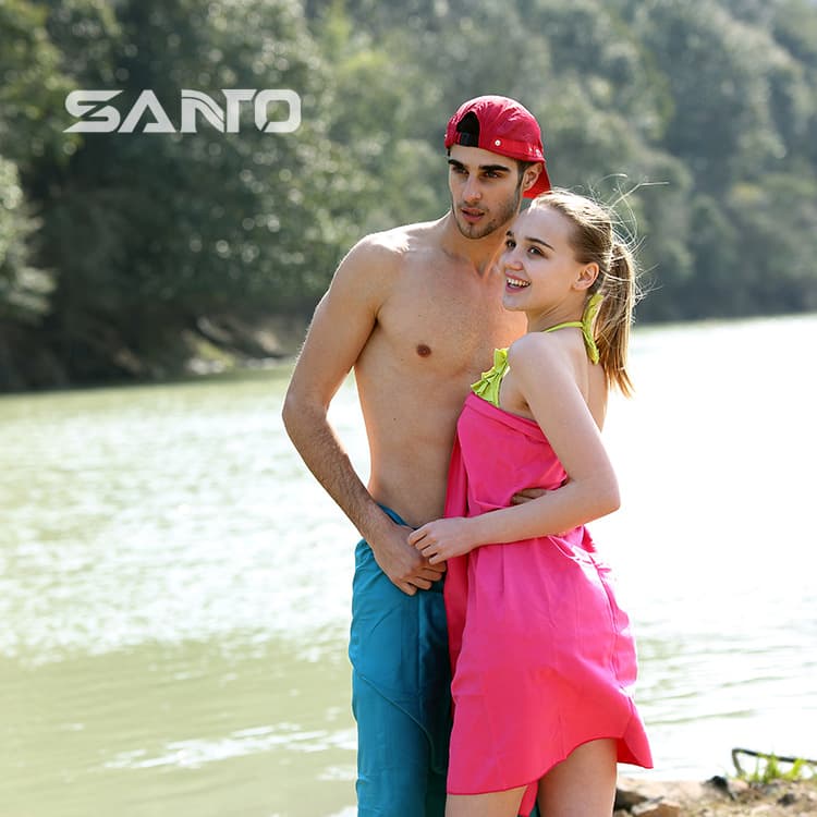 Shantuo Summer Outdoor Striped Beach Towel Dry Bath Towel Wholesale Sports Towel Absorbent Quick-Dry Bath Towel Beach Towel
