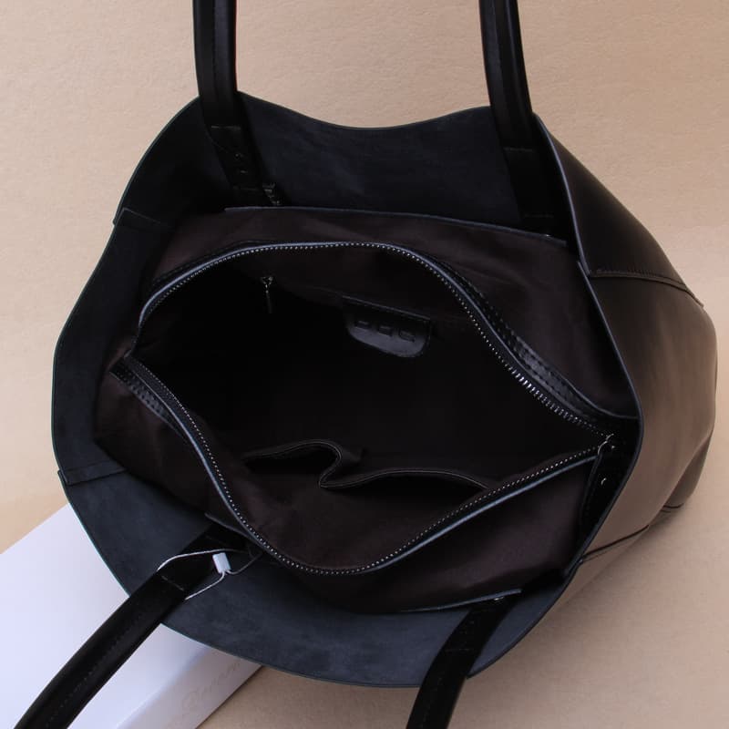 Genuine Leather Large Tote Bag for Women, High-Capacity Handbag Shopping Bag 2026 New Pearlized Cowhide Tote with Detachable Pouch