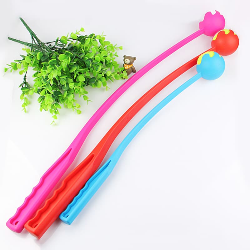 Multi-Color Pet Ball Launcher Dog Toy Small 50CM Ball Launcher