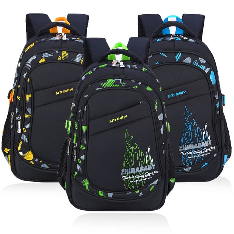 Waterproof Lightweight Student Backpack For Middle Primary School Boys Girls Aged 6-12 Children's Bookbag