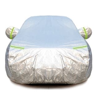Aluminum Film Car Cover Winter Car Cover Sunscreen Rainproof Thickened Car Cover Sunshade Heat Insulation Dust Cover Snowproof