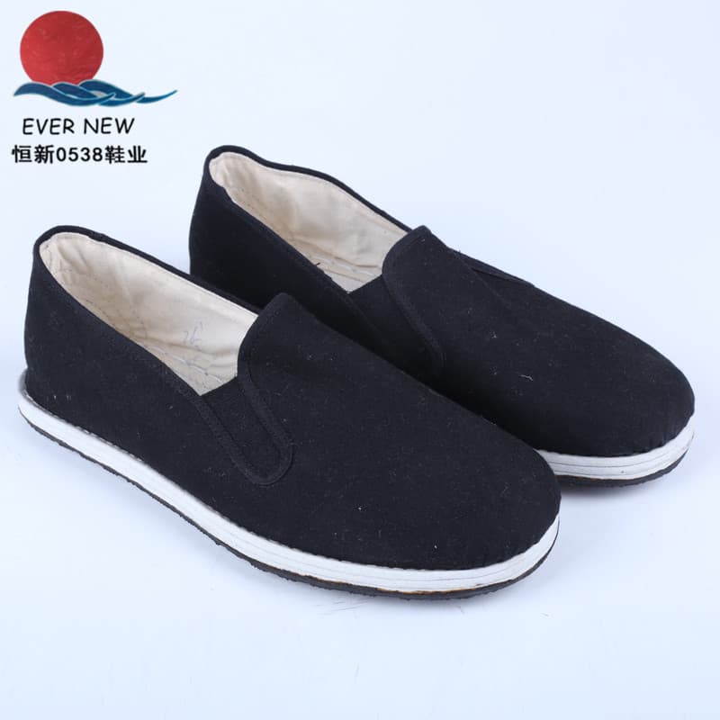 Manufacturer Approved 0538 Military Single Elastic Cloth Shoes, Wear-Resistant Black Labor Protection Shoes, Old Beijing Men's Casual Shoes