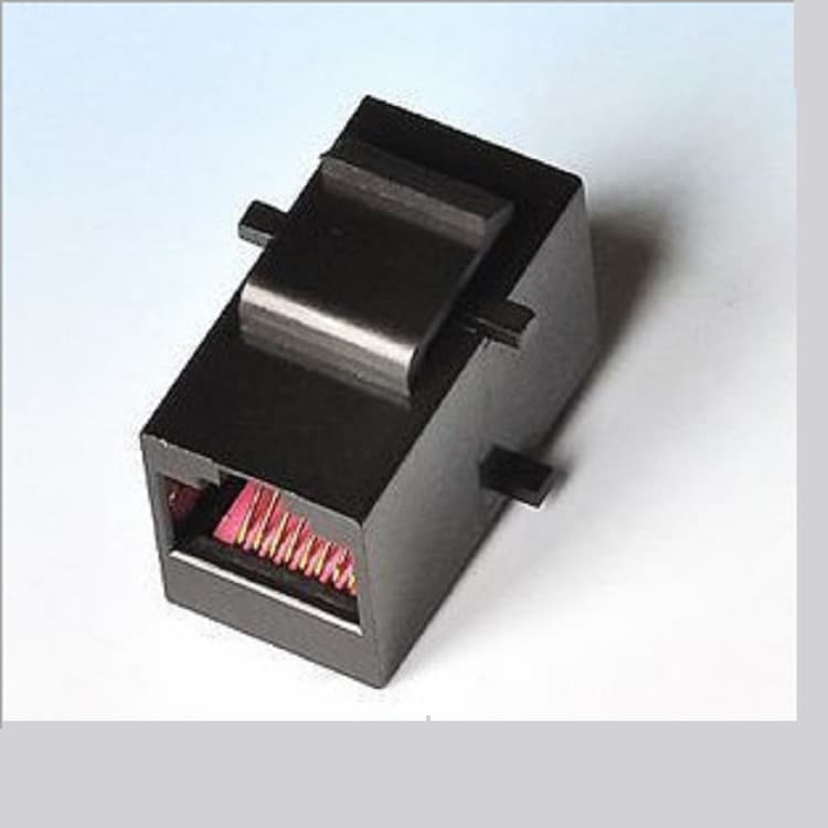 Network pass-through module, tool-free RJ45 pass-through module, 8P8C pass-through, for panel wiring, copper module