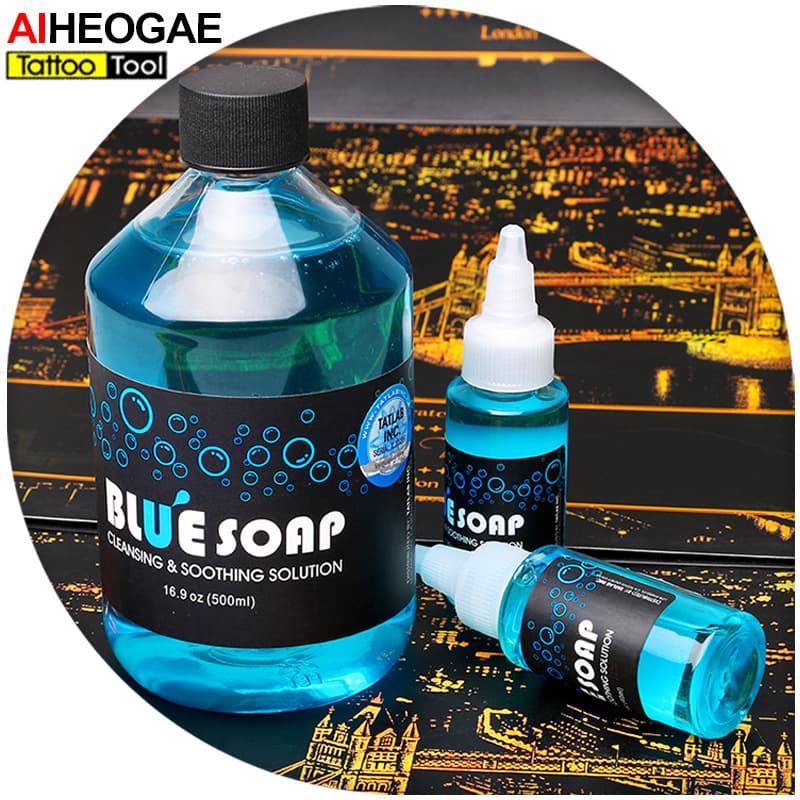 Cross-border Tattoo Practice Blue Algae Tattoo Supplies Disinfectant Cleaning Solution Genuine Tattoo Cleaning Products