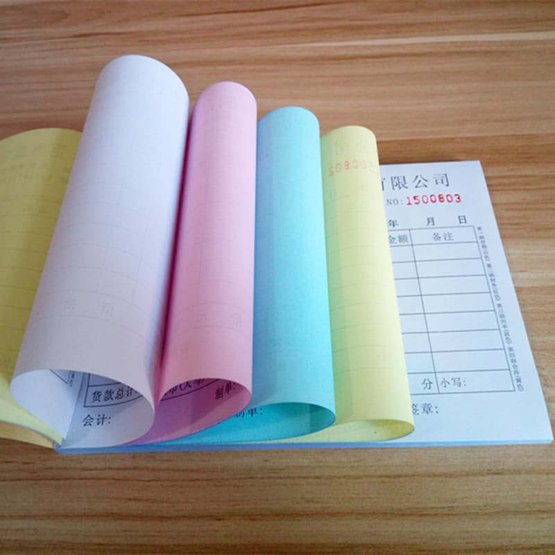 Carbonless Multi-Part Form, Rewritable Copy Form, Carbon Copy Form, Single or Multi-Part Printing, Sequential Numbering, Minimum 50 Books