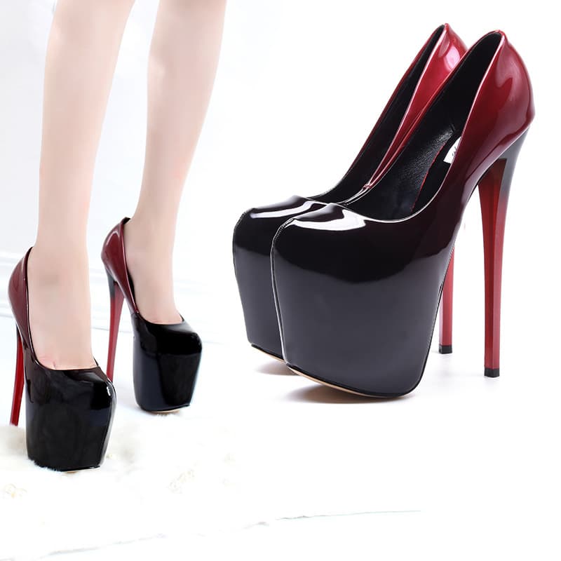 New Generation Ultra-High Stiletto Heel 19cm Platform Women's Nightclub Shoes, Foreign Trade, Super Sizes 34-50, Cross-Border