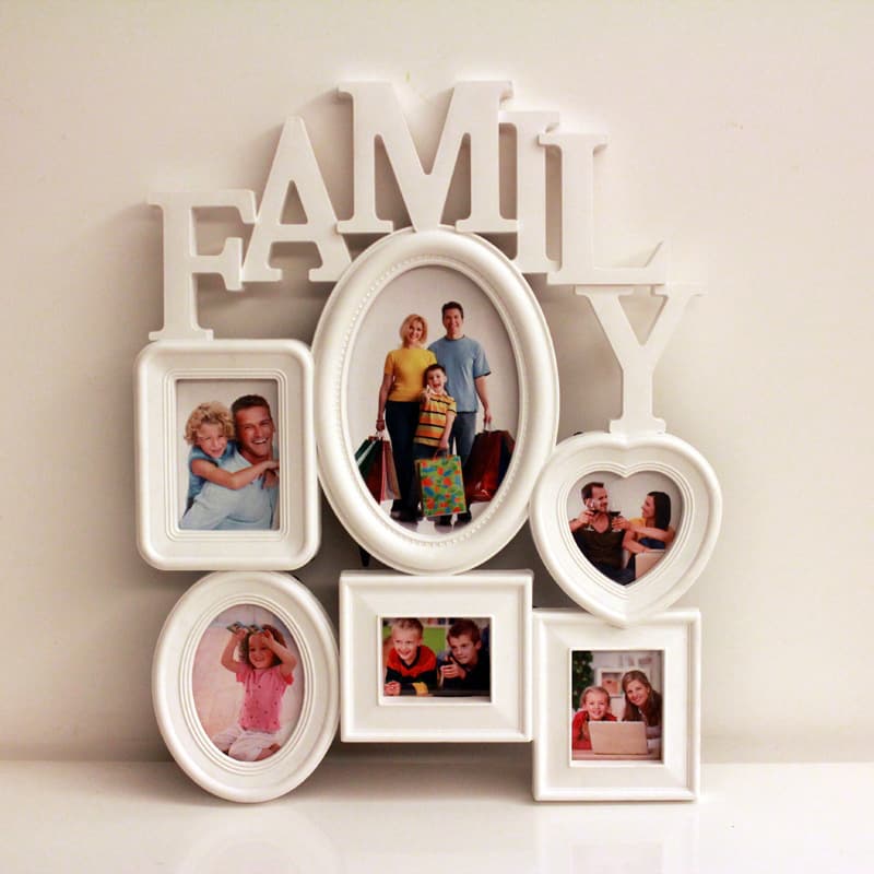Cross-border Small Size Family Photo Frame Set Wall-mounted Photo Gallery Classic Wedding Photography Studio Wholesale
