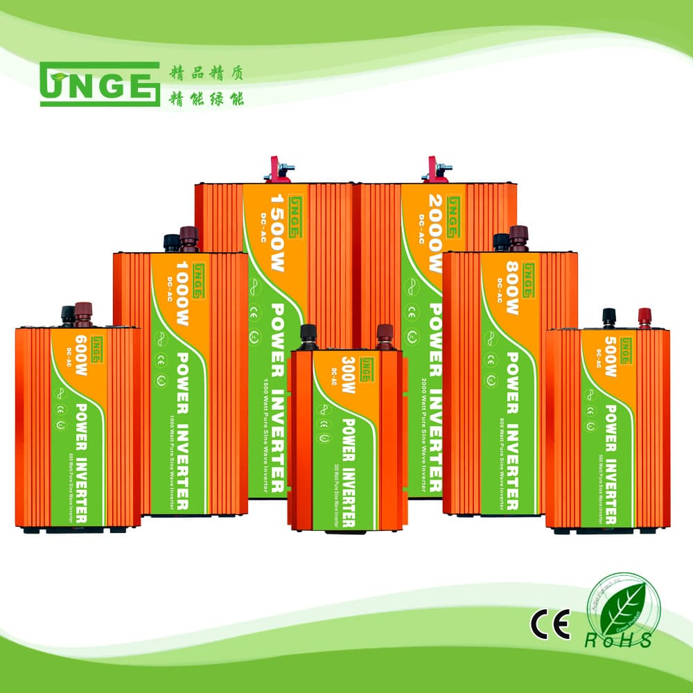 Jingeng High-frequency Pure Sine Wave Inverter 12V 24V 48V 96V 300W-5000W Car-mounted Digital Display Frequency Converter
