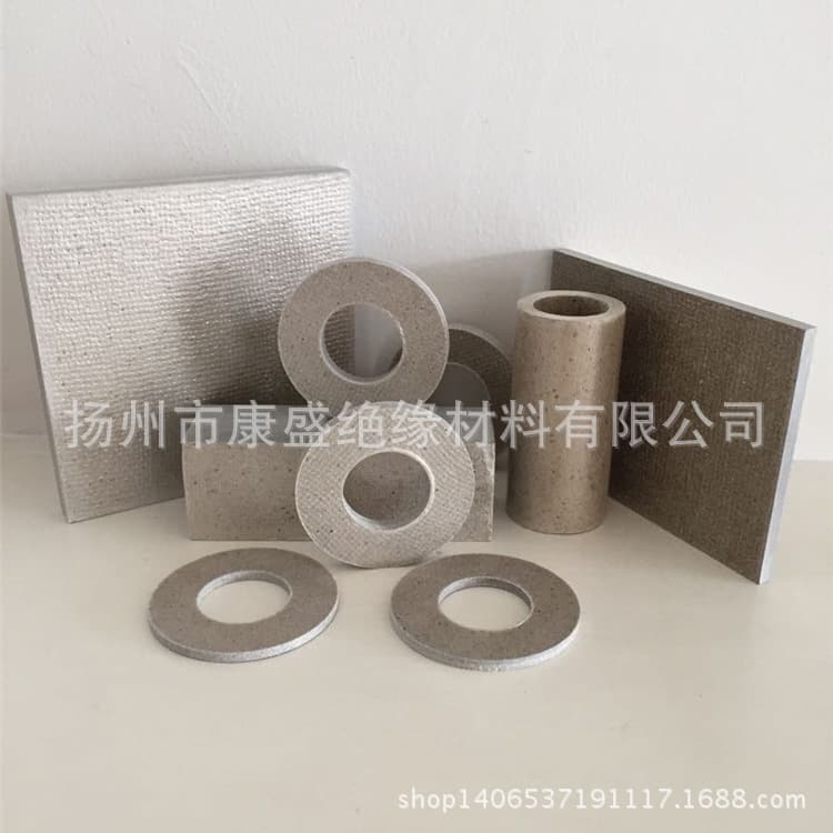 High Temperature Resistant hp5hp8 Mica Plate Hard Gold Mica Plate Mica Tube Mica Flange Gasket Processing