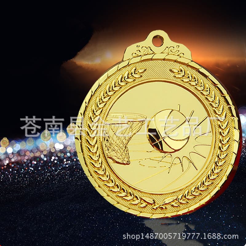 Manufacturer wholesales basketball medals, school sports medals, production of competition sports medals, metal medals