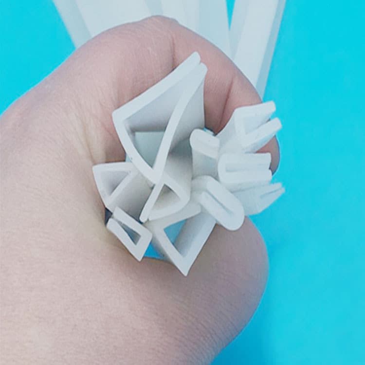 Glass U-shaped edge trim strip silicone U-shaped sealing strip anti-collision strip decorative strip rubber U-shaped steel edge wrap